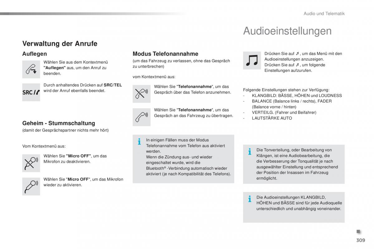 Peugeot 2008 Handbuch / page 311