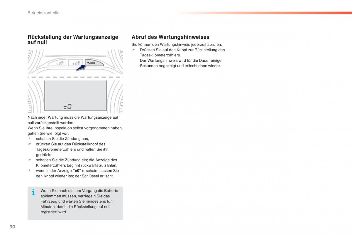 Peugeot 2008 Handbuch / page 32