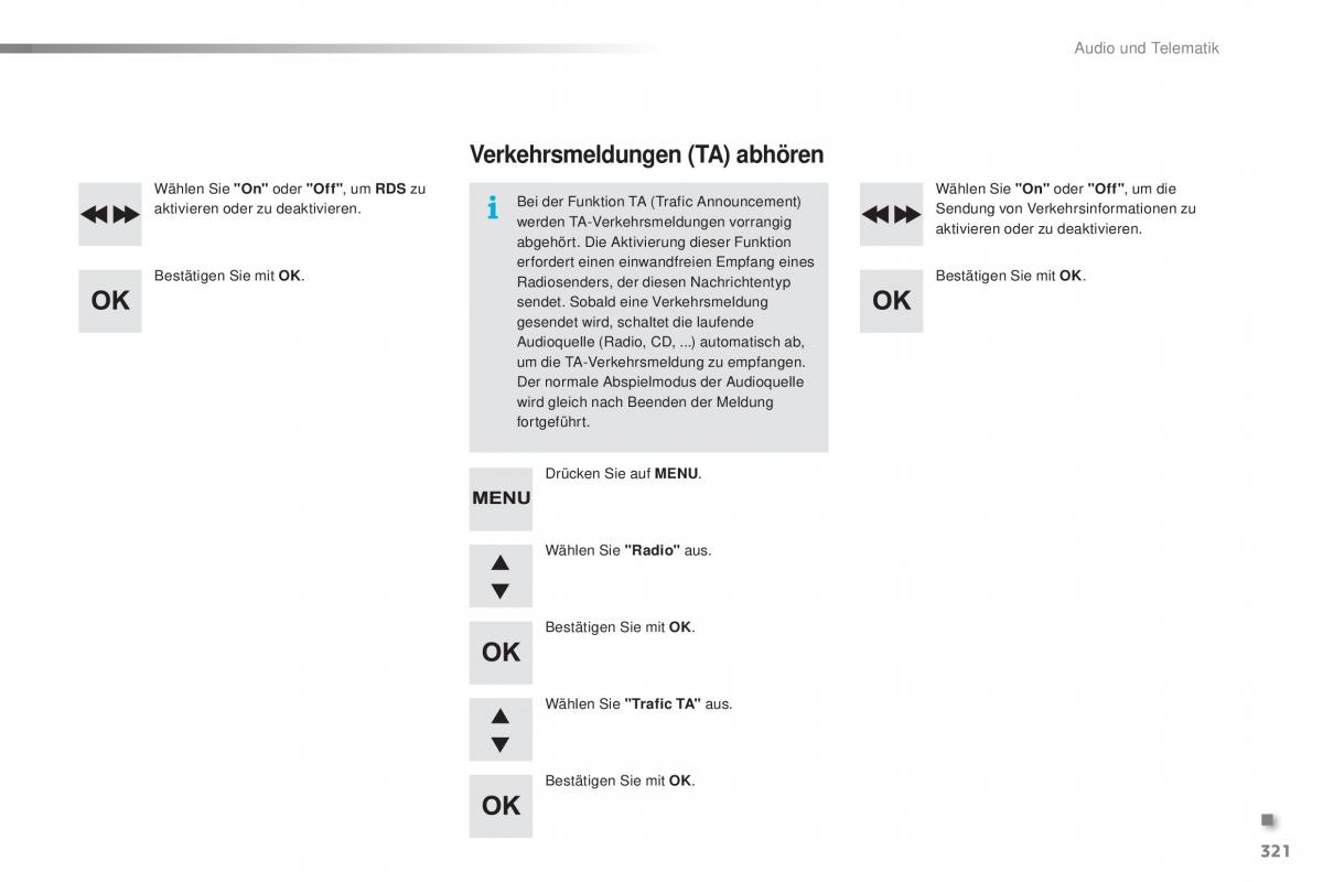 Peugeot 2008 Handbuch / page 323