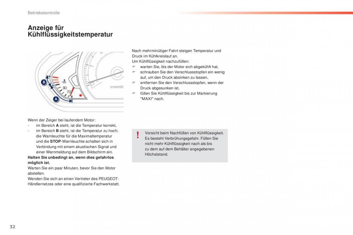 Peugeot 2008 Handbuch / page 34