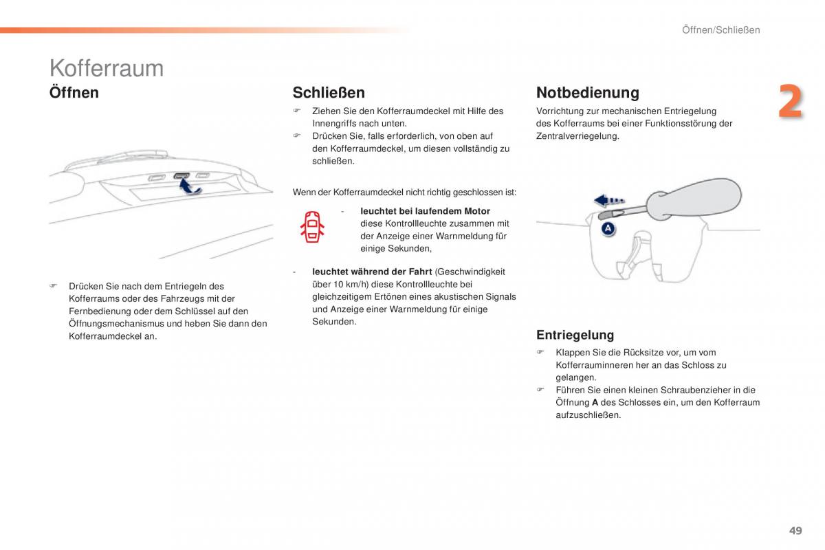 Peugeot 2008 Handbuch / page 51