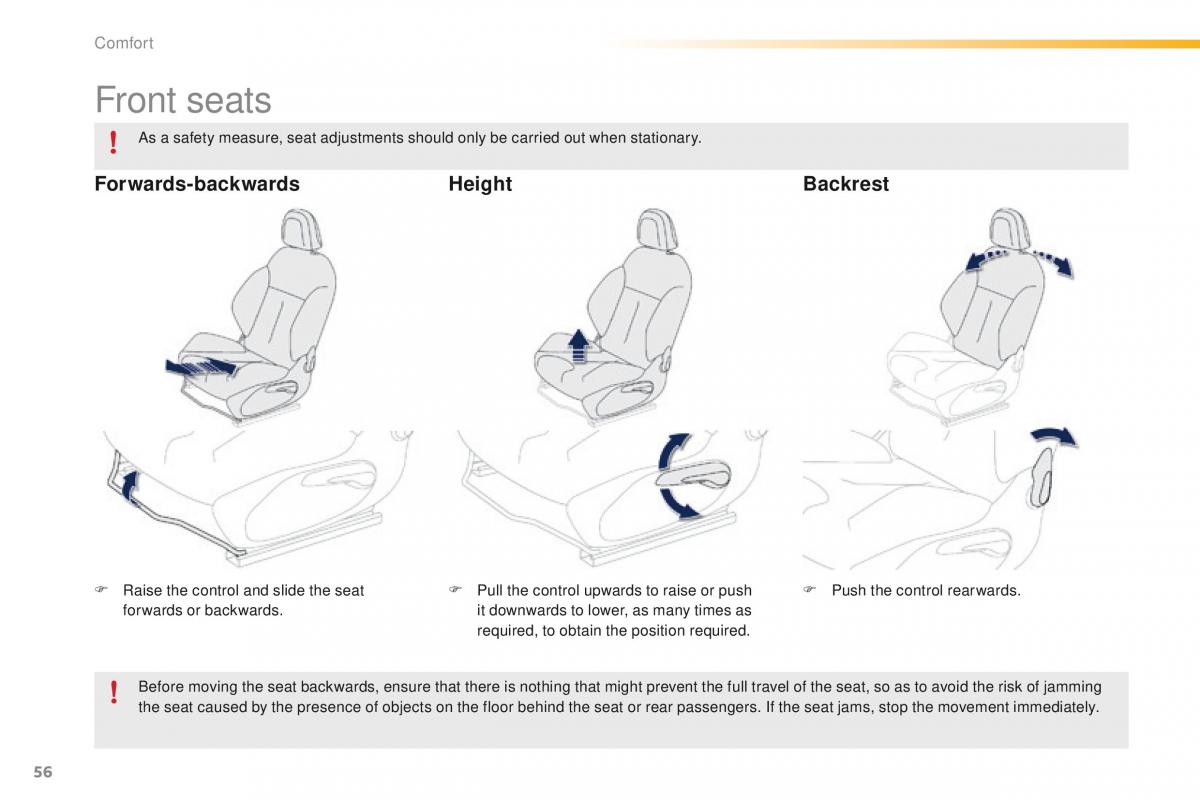 Peugeot 2008 owners manual / page 58