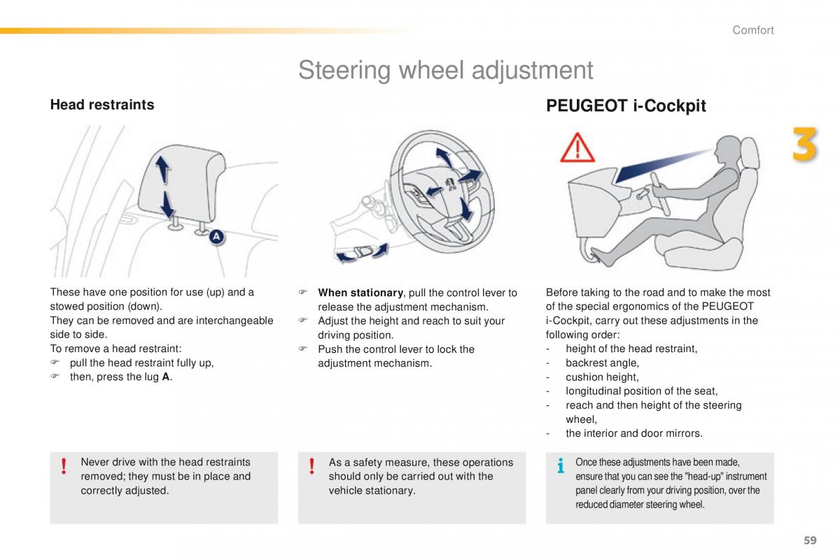 Peugeot 2008 owners manual / page 61