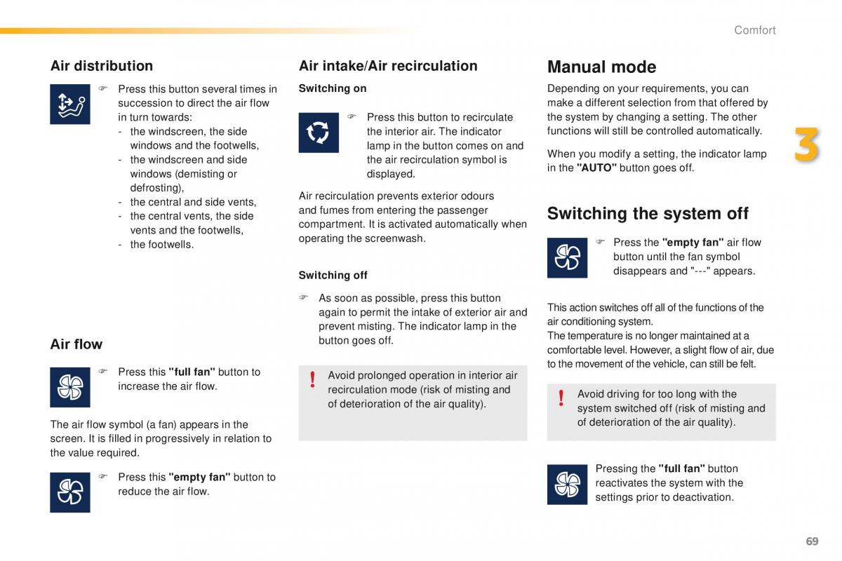 Peugeot 2008 owners manual / page 71