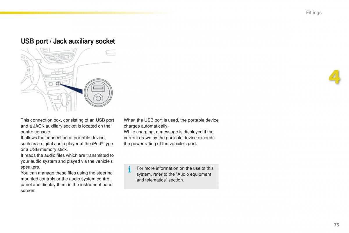 Peugeot 2008 owners manual / page 75