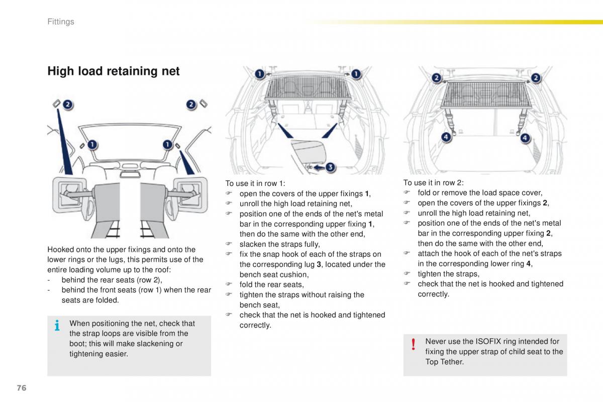 Peugeot 2008 owners manual / page 78