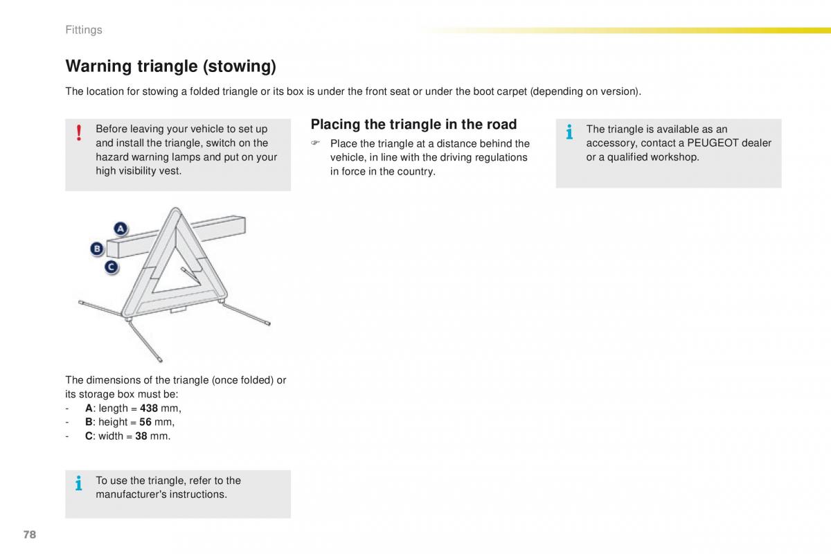 Peugeot 2008 owners manual / page 80