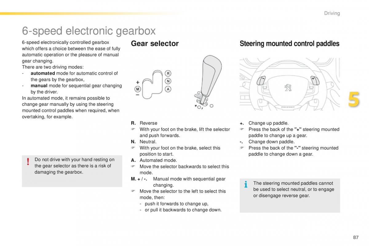 Peugeot 2008 owners manual / page 89