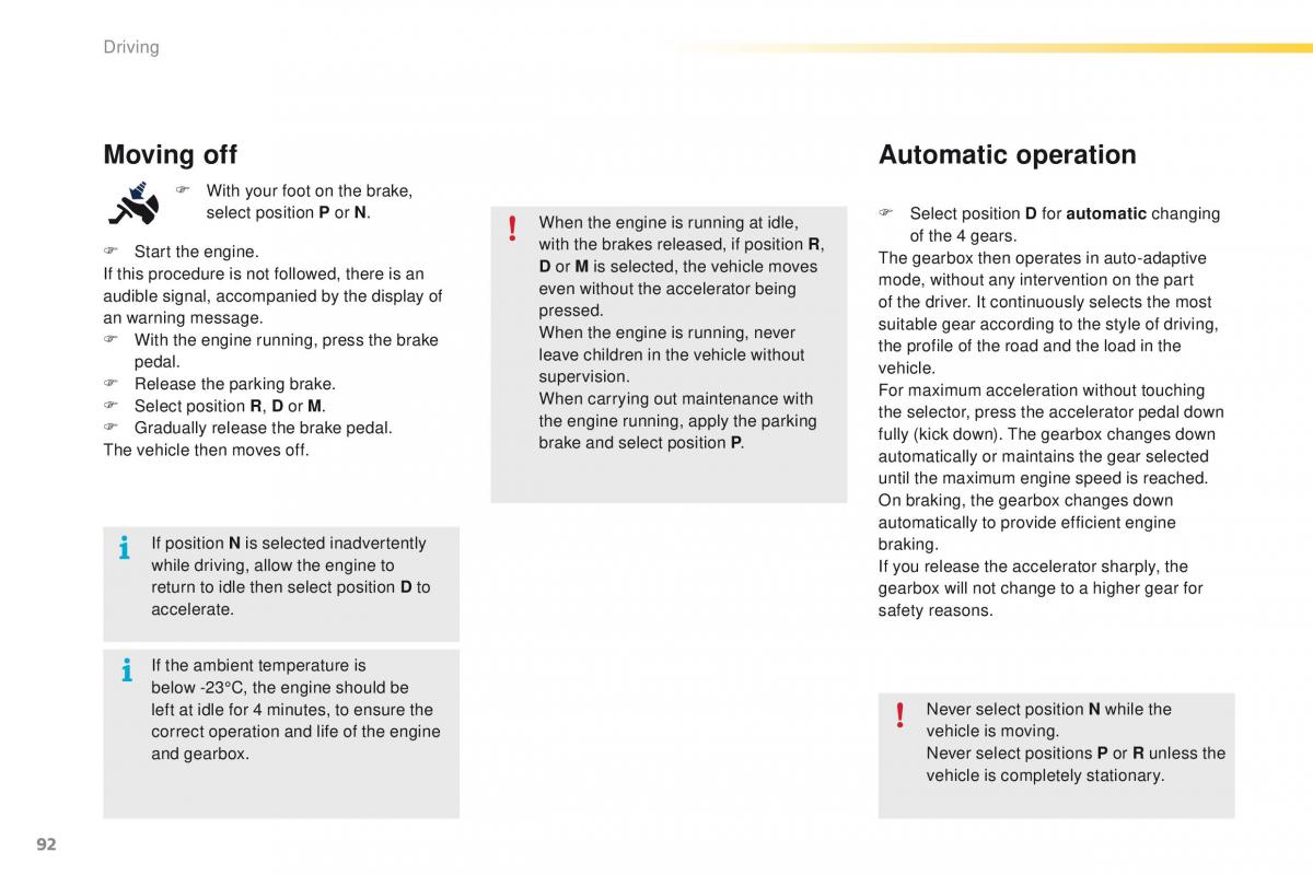 Peugeot 2008 owners manual / page 94