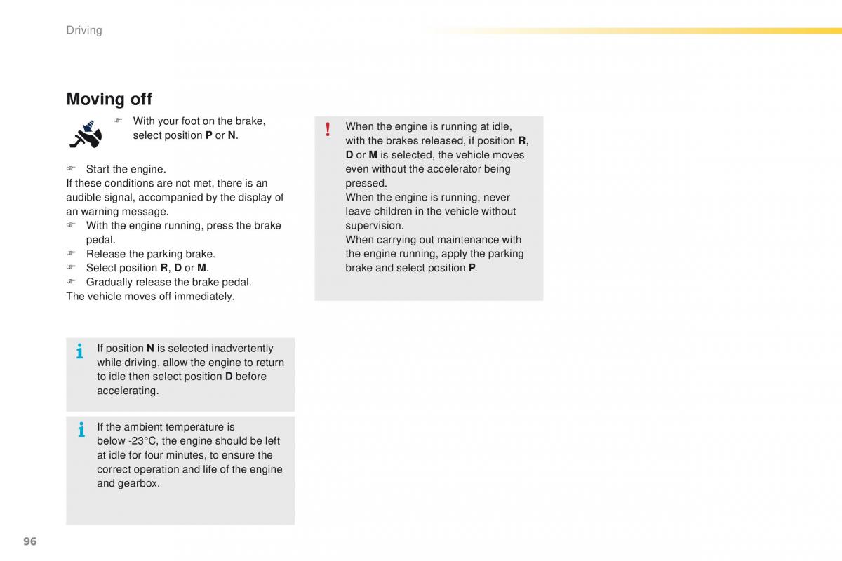 Peugeot 2008 owners manual / page 98