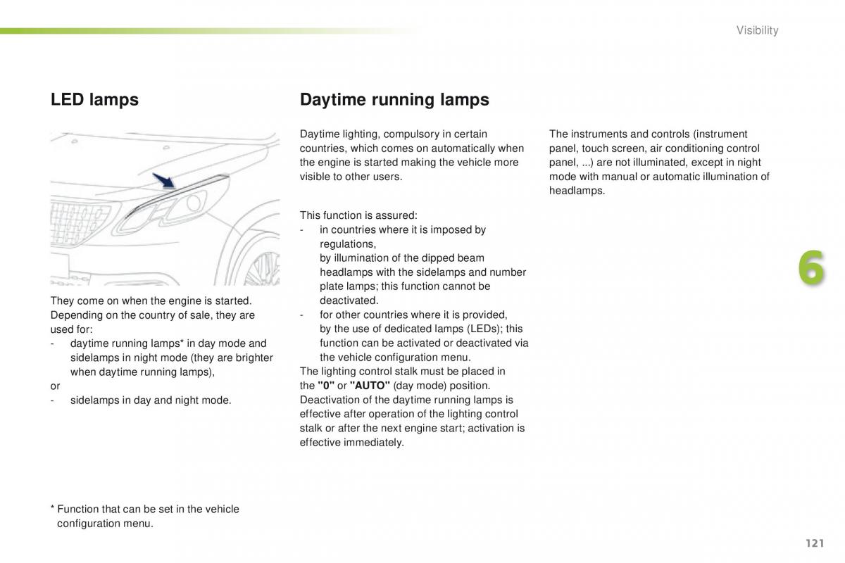 Peugeot 2008 owners manual / page 123