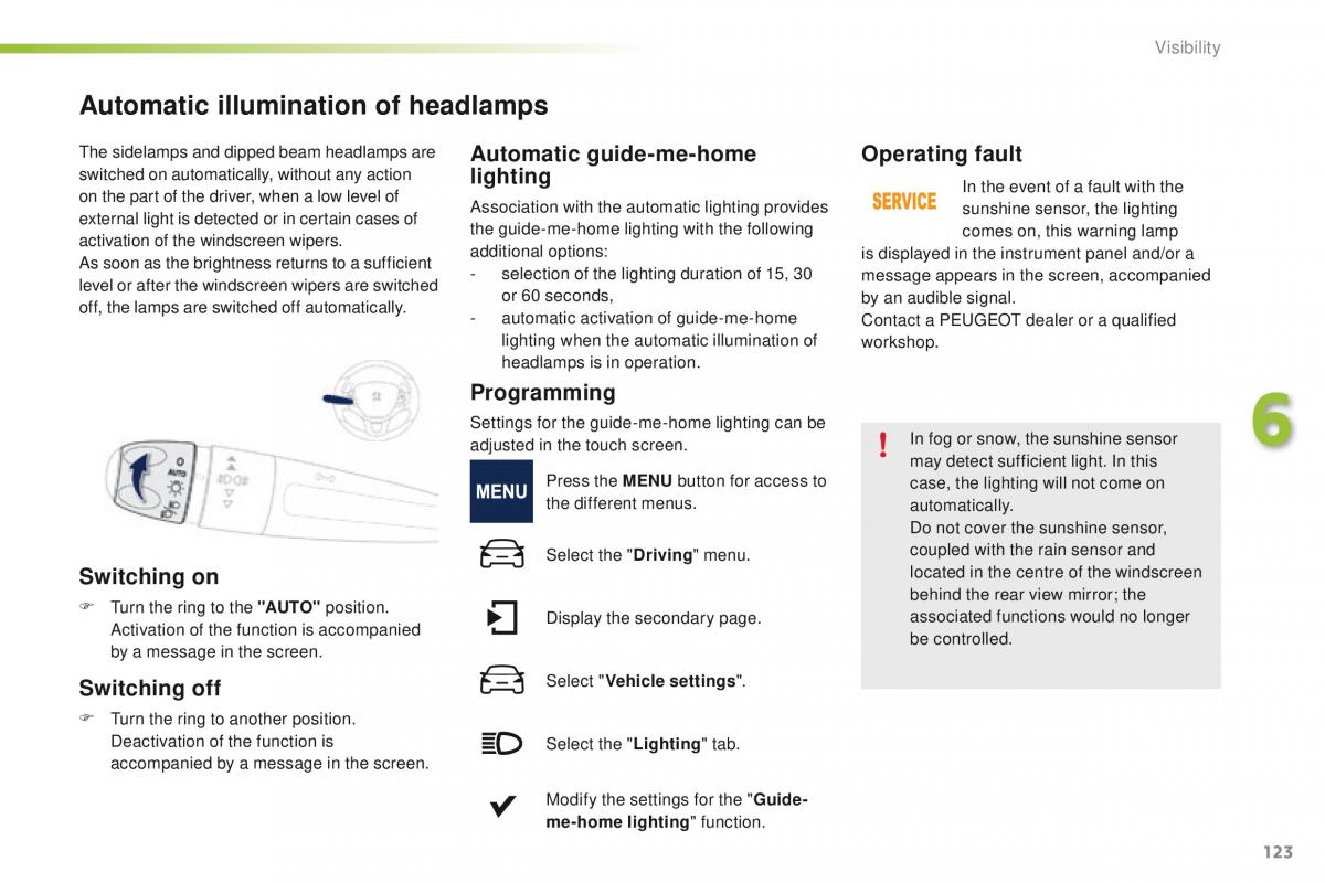 Peugeot 2008 owners manual / page 125