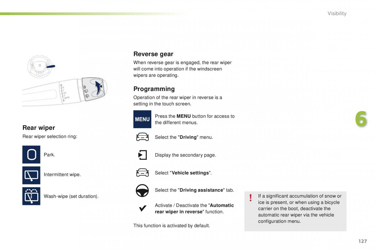 Peugeot 2008 owners manual / page 129