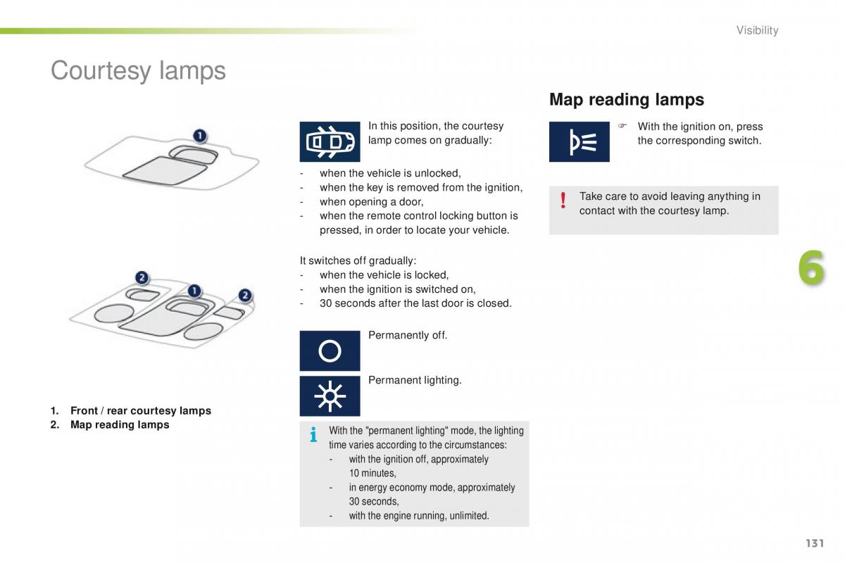 Peugeot 2008 owners manual / page 133