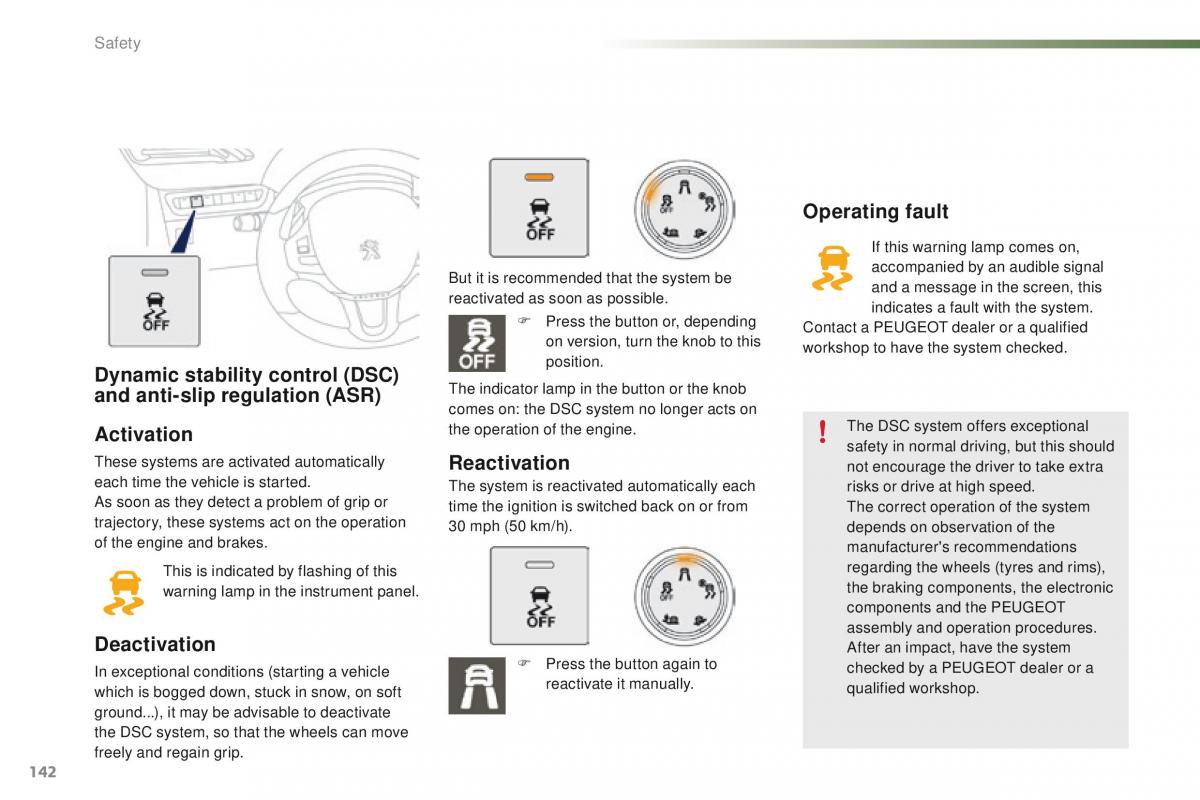 Peugeot 2008 owners manual / page 144