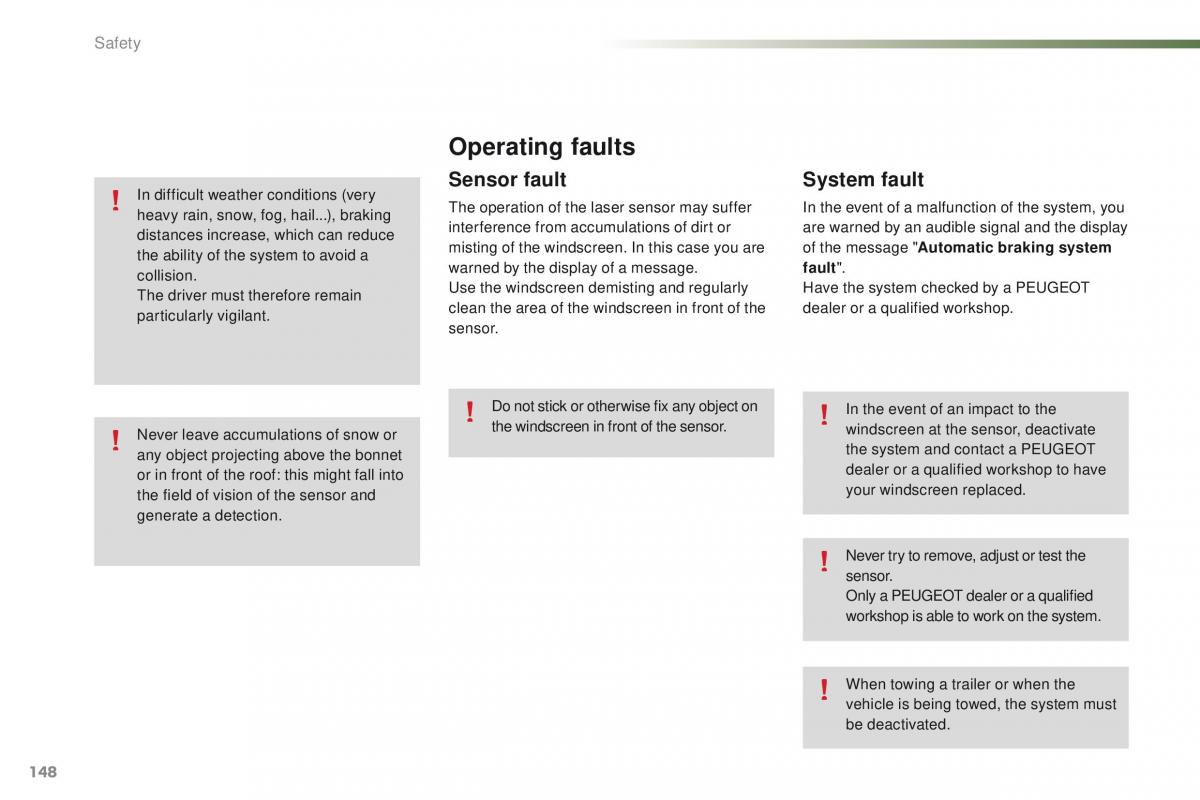 Peugeot 2008 owners manual / page 150