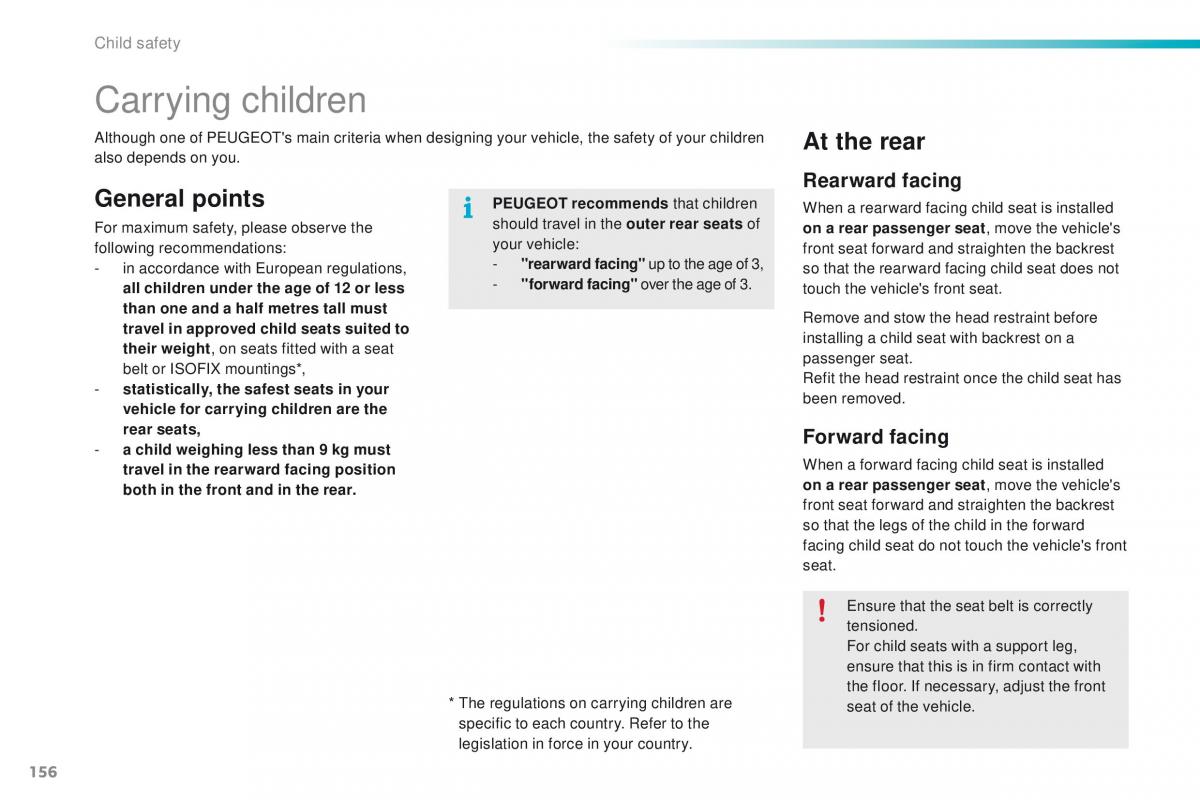 Peugeot 2008 owners manual / page 158