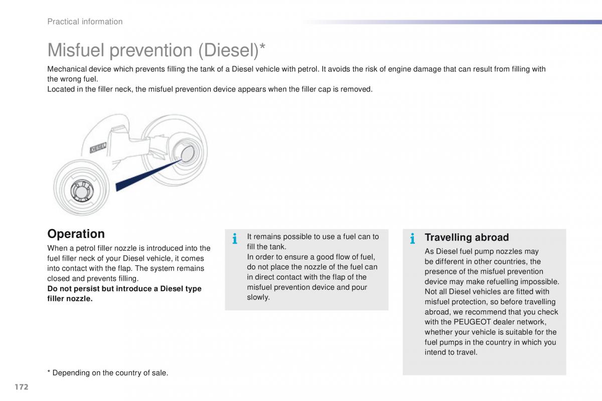 Peugeot 2008 owners manual / page 174