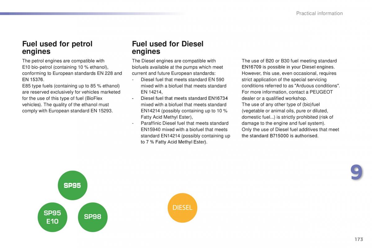 Peugeot 2008 owners manual / page 175