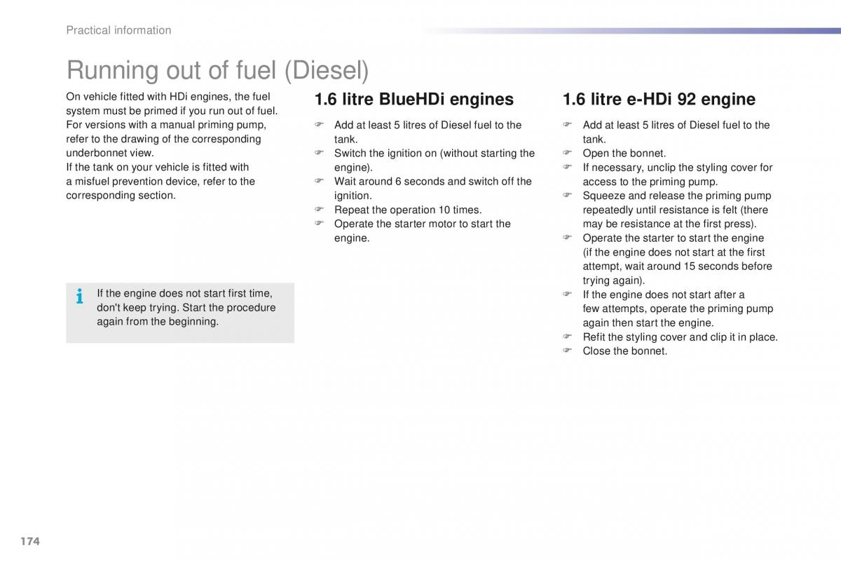 Peugeot 2008 owners manual / page 176