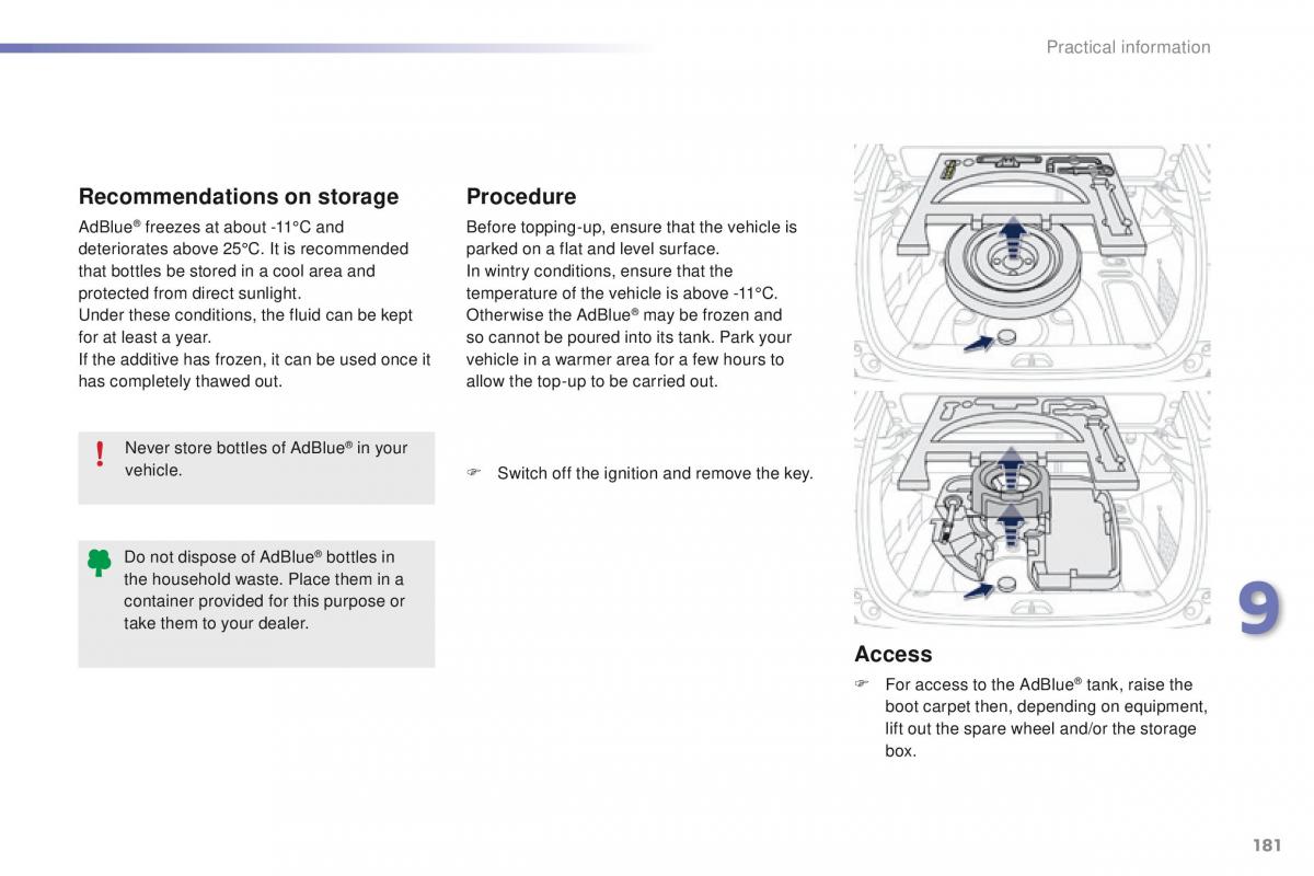 Peugeot 2008 owners manual / page 183