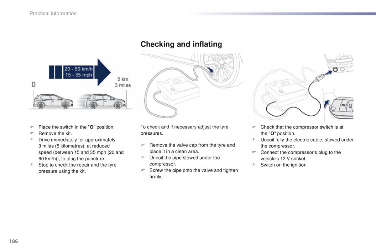 Peugeot 2008 owners manual / page 188