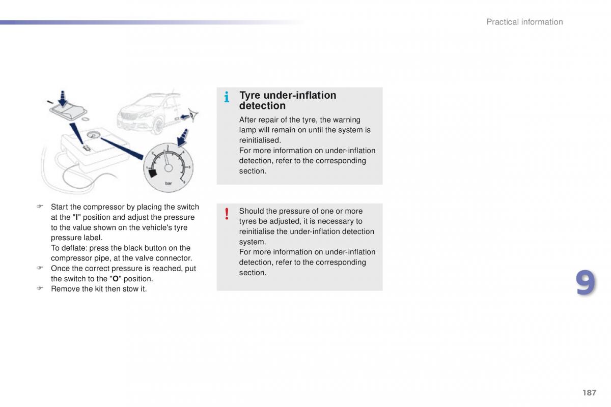 Peugeot 2008 owners manual / page 189