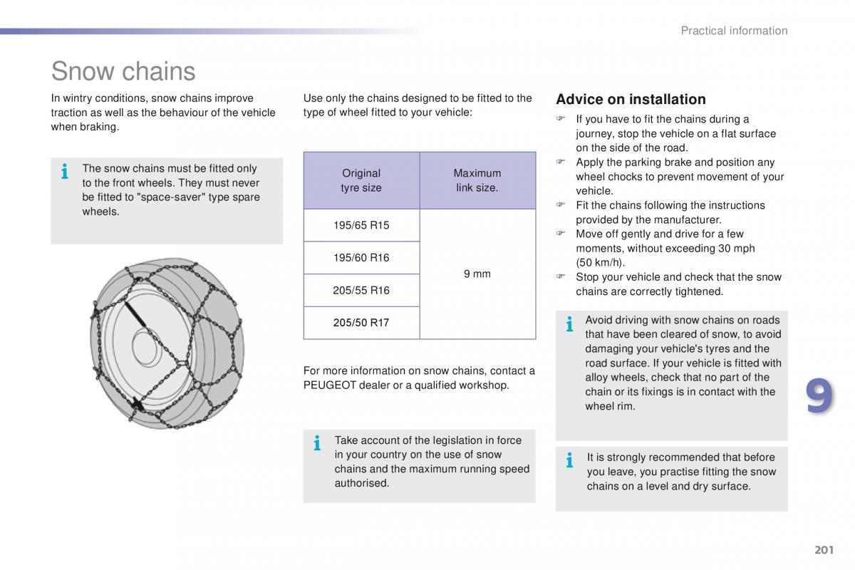 Peugeot 2008 owners manual / page 203