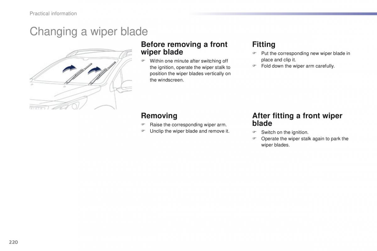 Peugeot 2008 owners manual / page 222