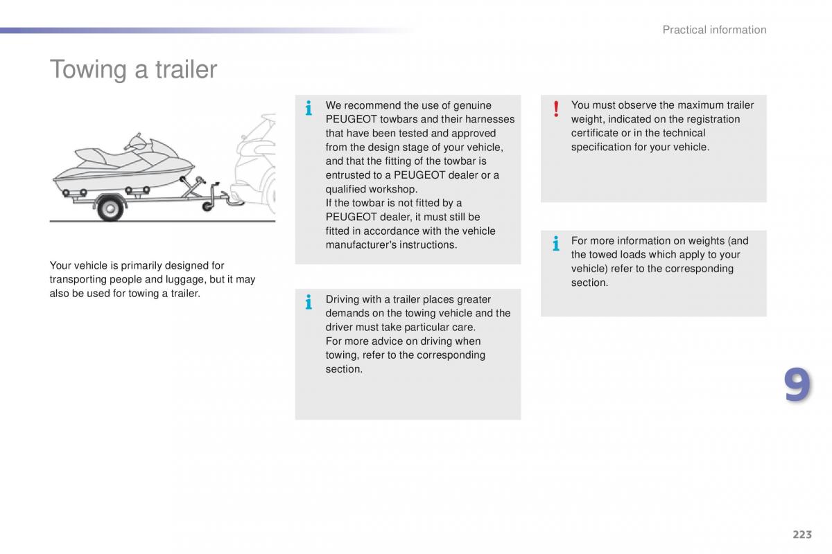 Peugeot 2008 owners manual / page 225