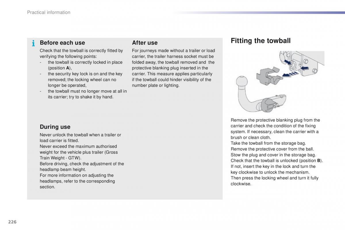 Peugeot 2008 owners manual / page 228