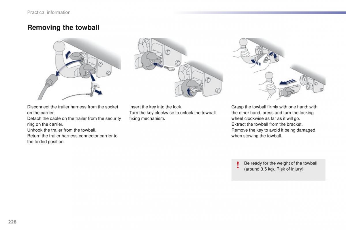 Peugeot 2008 owners manual / page 230