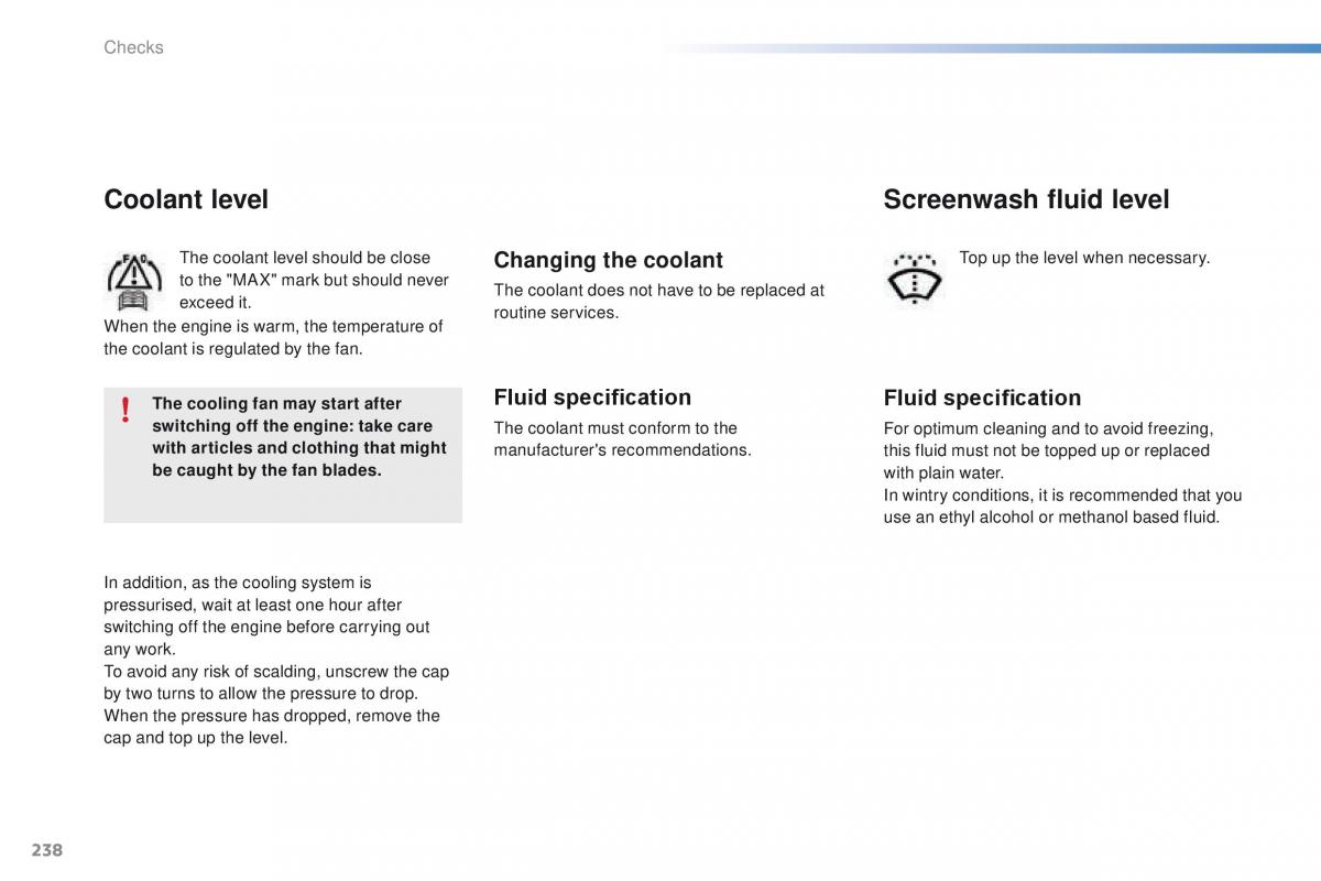 Peugeot 2008 owners manual / page 240