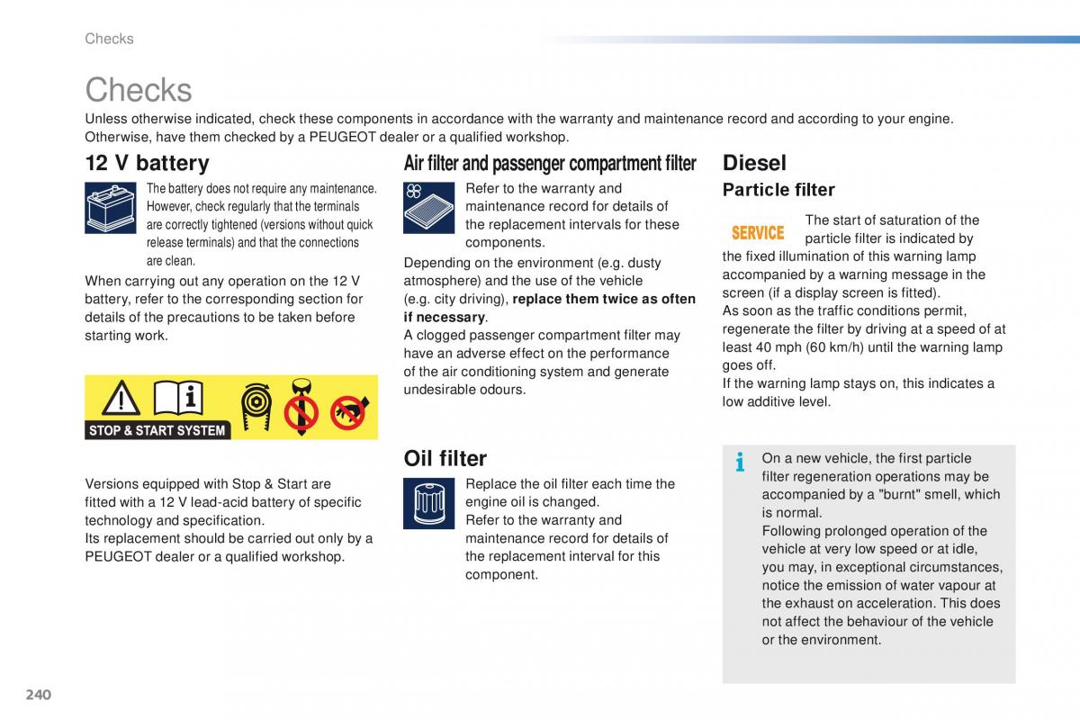 Peugeot 2008 owners manual / page 242