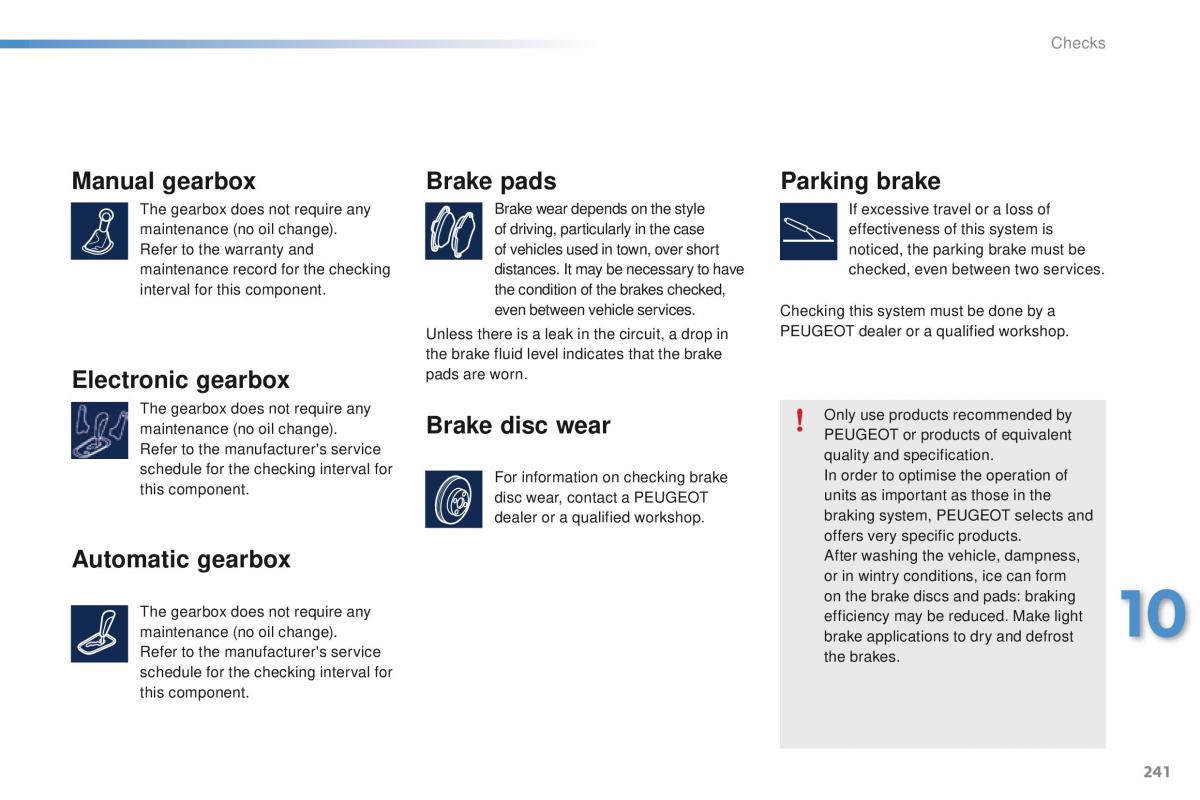 Peugeot 2008 owners manual / page 243