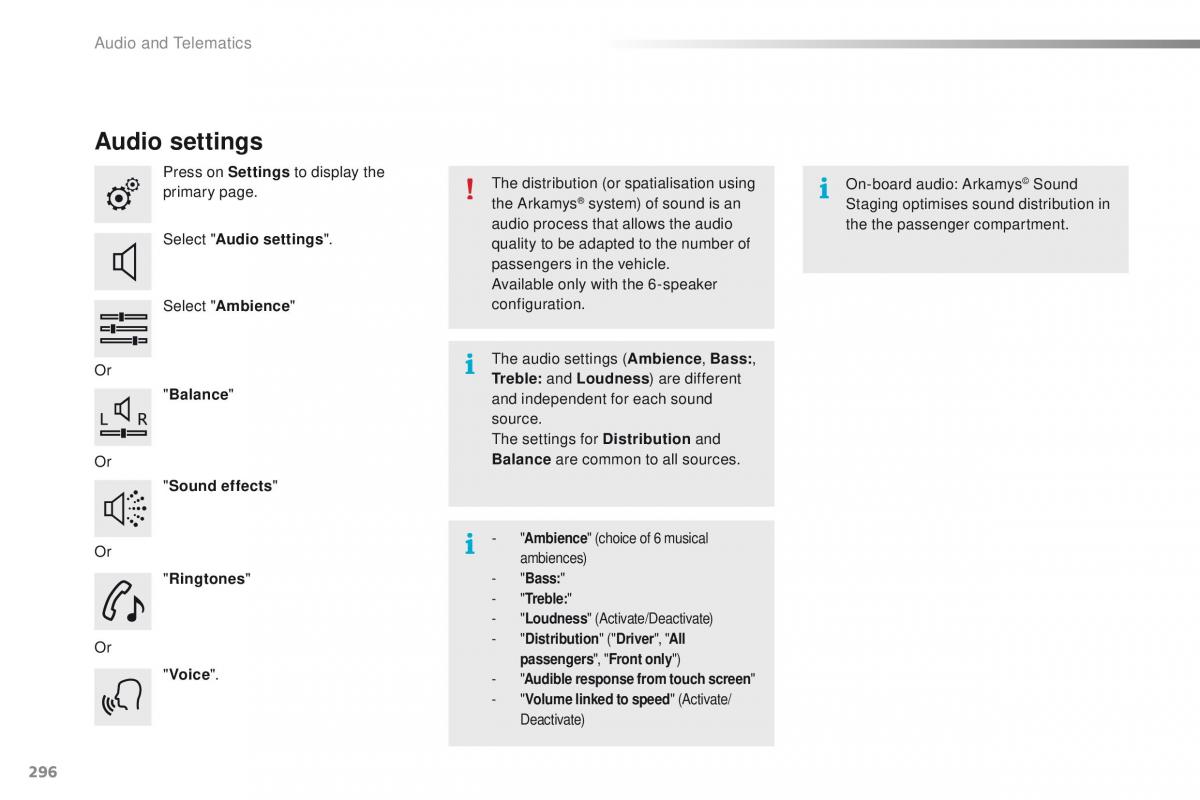 Peugeot 2008 owners manual / page 298