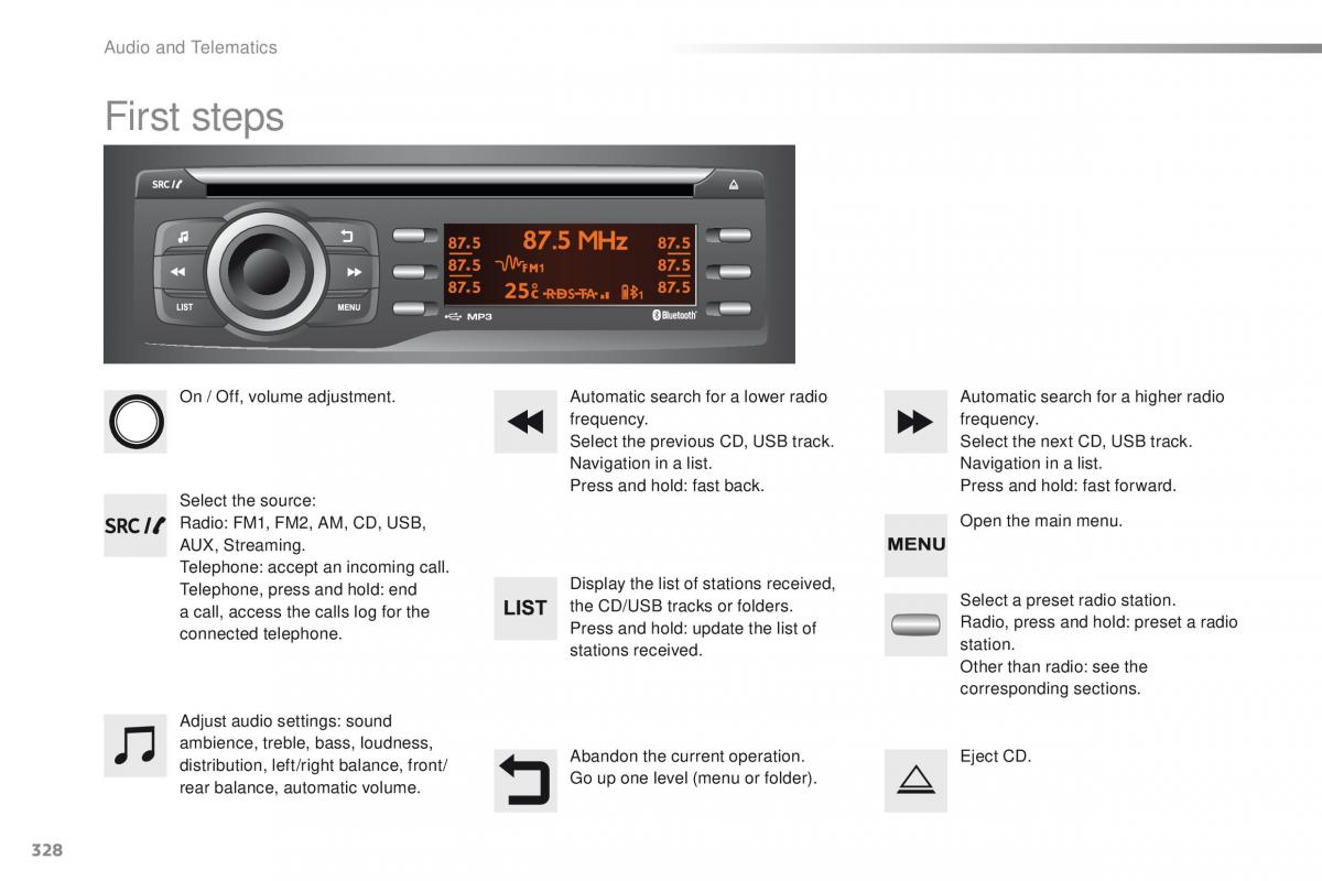 Peugeot 2008 owners manual / page 330