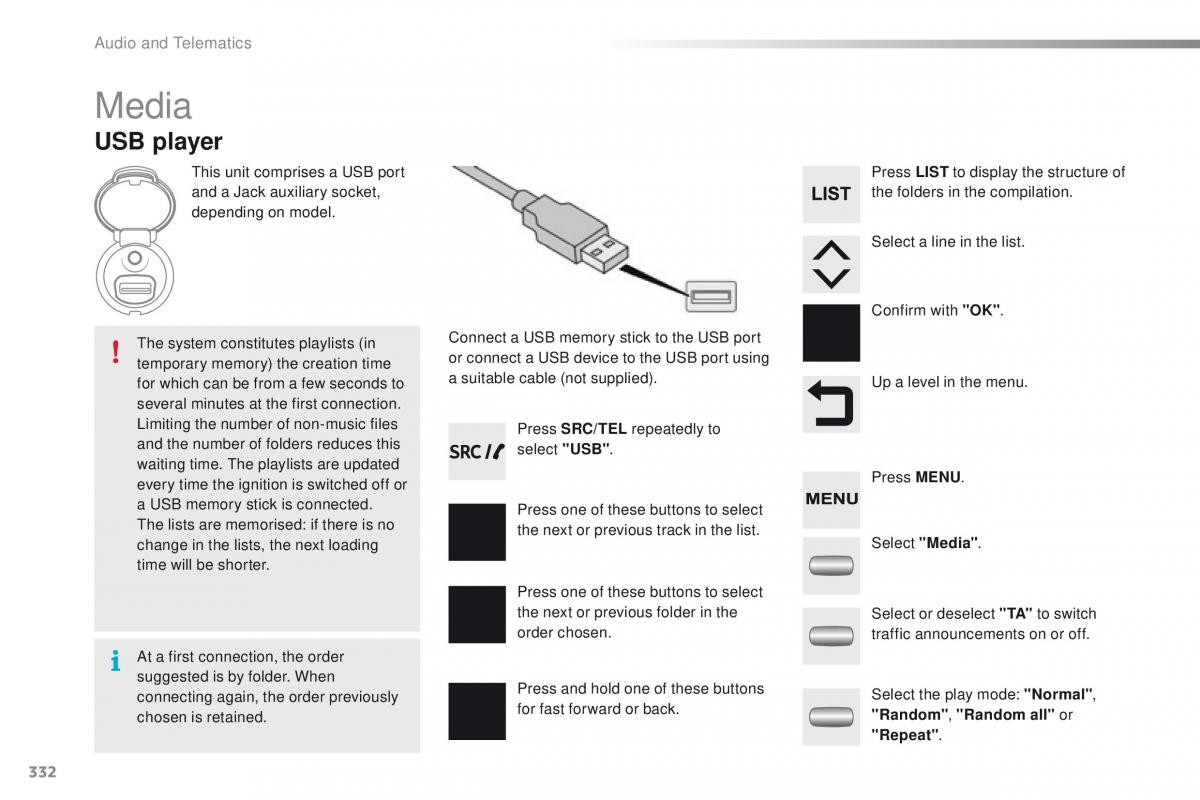 Peugeot 2008 owners manual / page 334