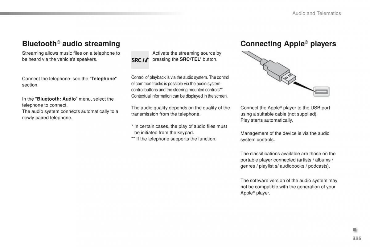 Peugeot 2008 owners manual / page 337