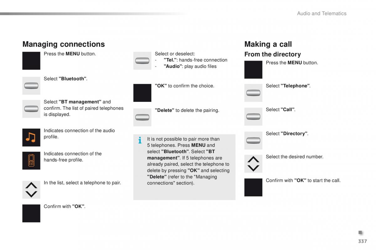 Peugeot 2008 owners manual / page 339