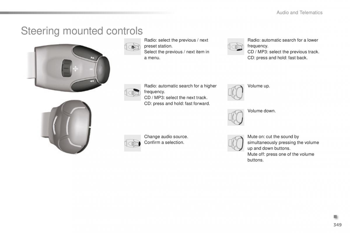 Peugeot 2008 owners manual / page 351