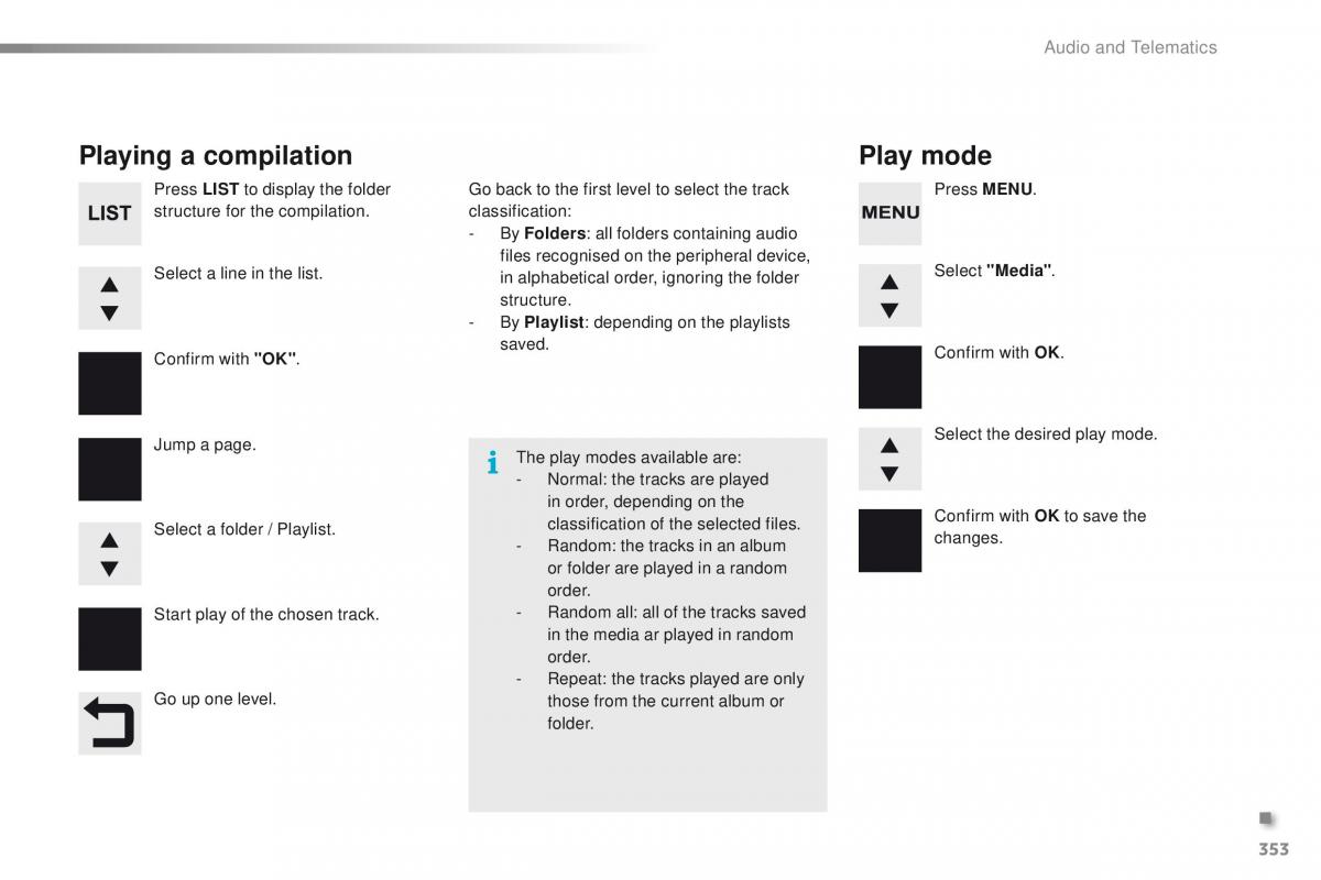 Peugeot 2008 owners manual / page 355