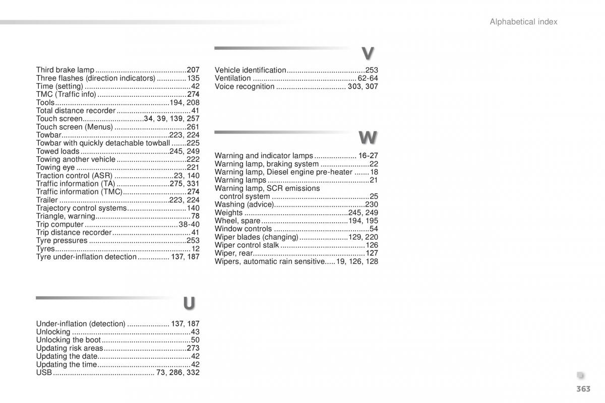 Peugeot 2008 owners manual / page 365