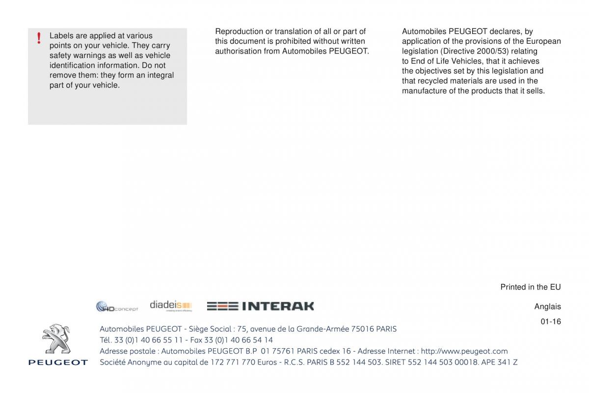 Peugeot 2008 owners manual / page 371