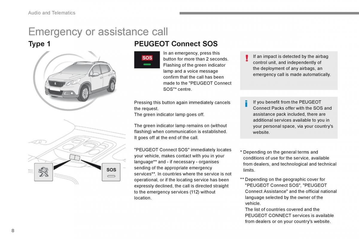 Peugeot 2008 owners manual / page 383