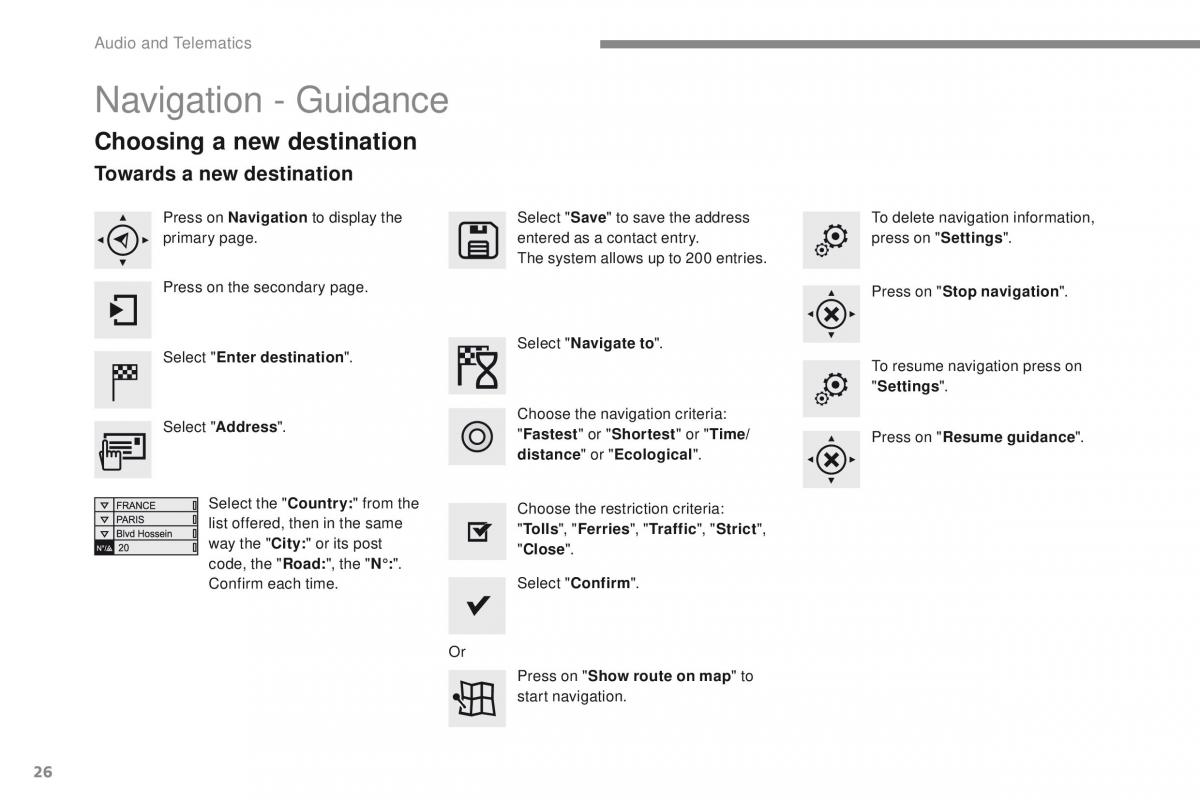 Peugeot 2008 owners manual / page 400