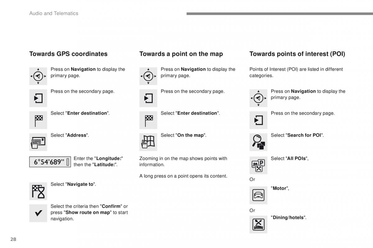 Peugeot 2008 owners manual / page 402