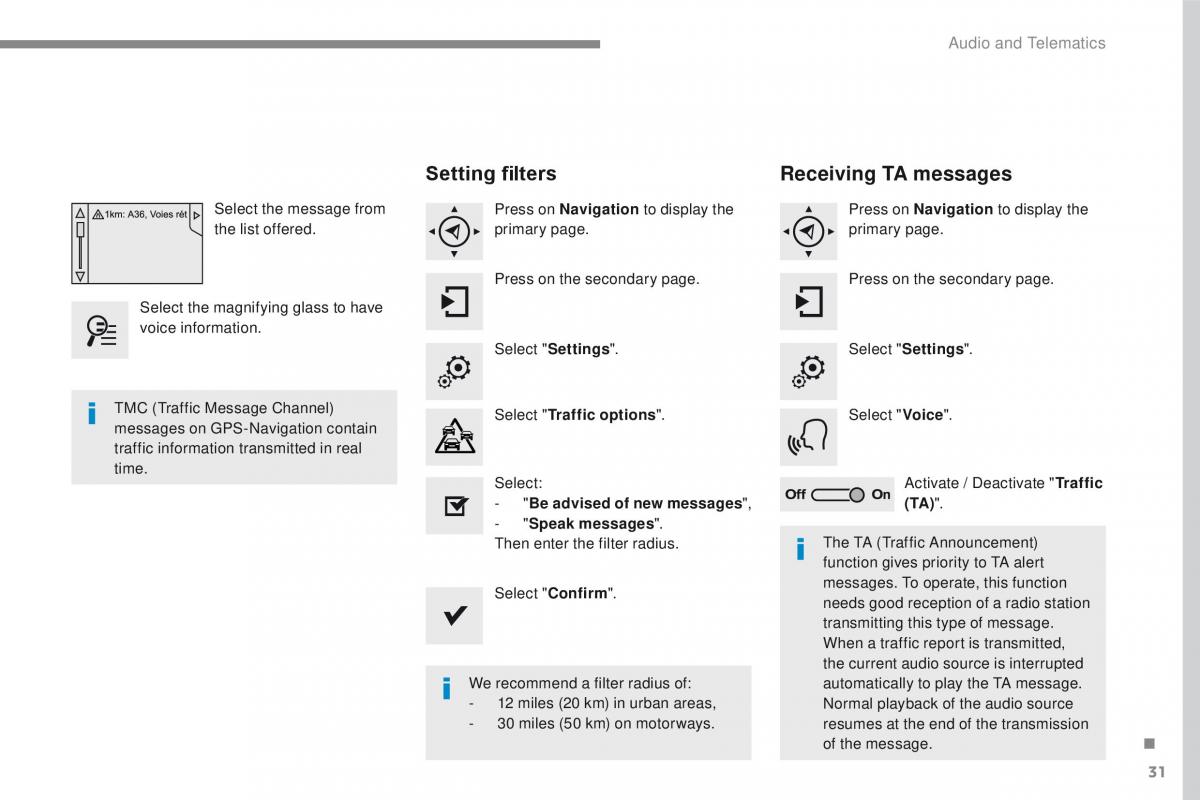 Peugeot 2008 owners manual / page 405