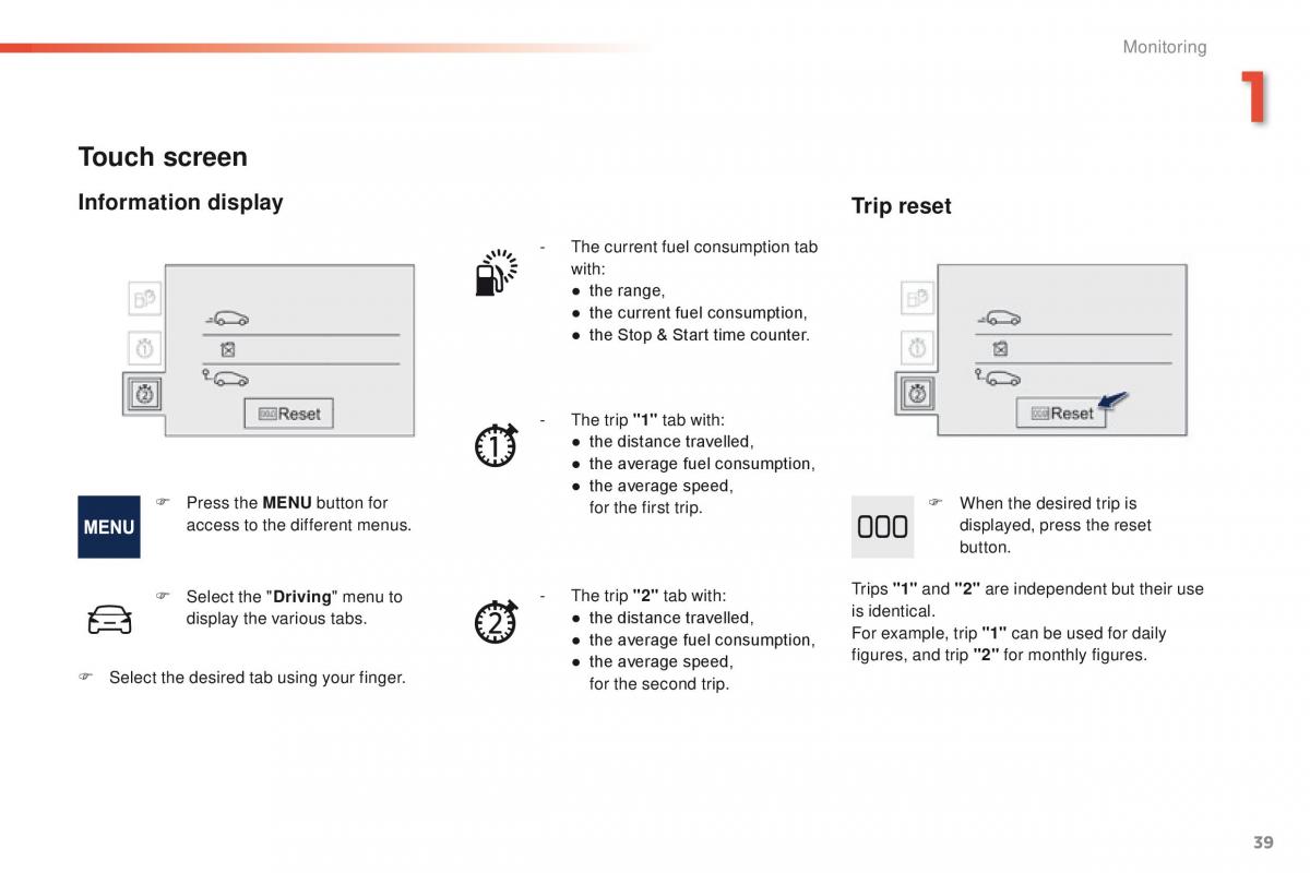 Peugeot 2008 owners manual / page 41