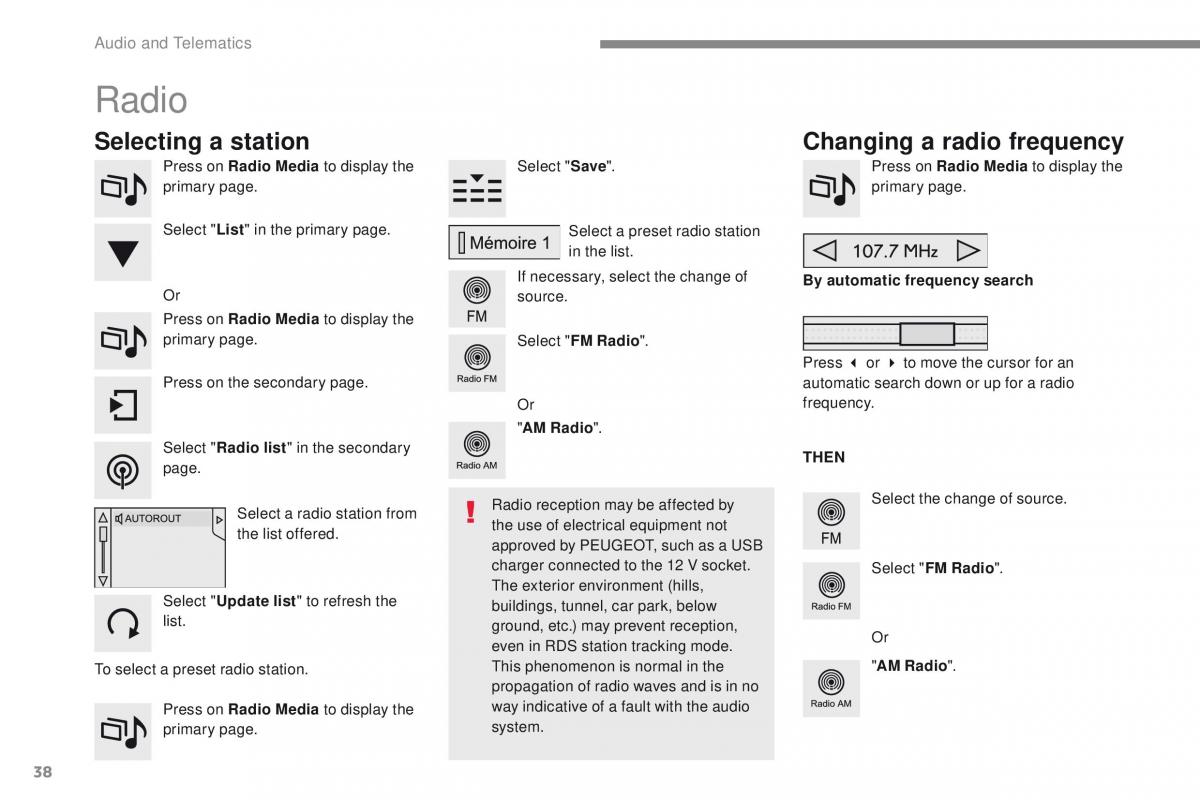 Peugeot 2008 owners manual / page 412